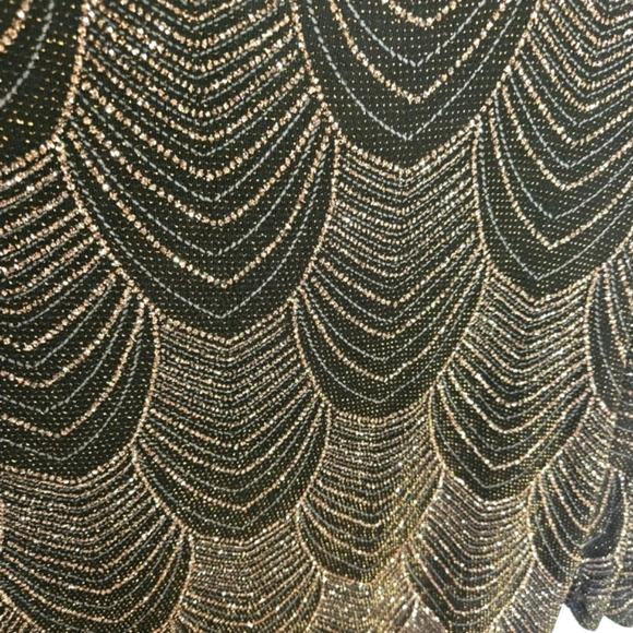 Mandy Evans Holiday Sparkle and Drape Metallic Blouse - Picture 6 of 8